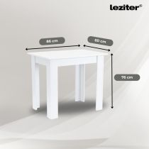 Leon 4+1 étkező garnitúra fehér-szürke