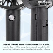 Galar kézi hordozható usb ventilátor tartóval 4 W 1200 mAh