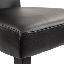 Mira 4+1 étkező garnitúra fehér-fekete