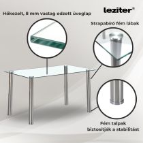 Cadiz 4+1 étkező garnitúra fehér-szürke