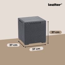 Claire V 4 személyes kerti bútor garnitúra vigo tárolós asztallal