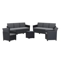 Claire IV 8 személyes kerti bútor garnitúra vigo tárolós asztallal