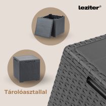 Claire IV 5 személyes kerti bútor garnitúra vigo tárolós asztallal