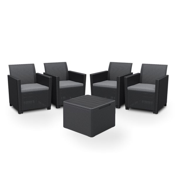 Claire II 4 személyes kerti bútor garnitúra