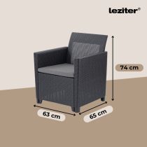 Claire 6 személyes kerti bútor garnitúra