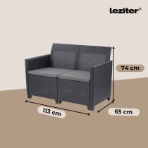 Claire 6 személyes kerti bútor garnitúra