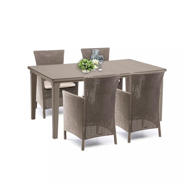 Futurowa 4+1 kerti bútor garnitúra szett