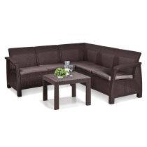 Corfu relax sarokgarnitúra rosario asztallal