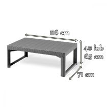 Corfu relax sarokgarnitúra lyon asztallal