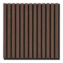 Akusztikus panel, fa furnér, dió, dió hatású 52x52x2,2 cm