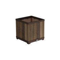 Deco szögletes műanyag virágláda 61 L