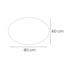 Ria 80 tükör led világítással