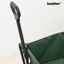 Összecsukható standard kerti strandkocsi asztallal zöld