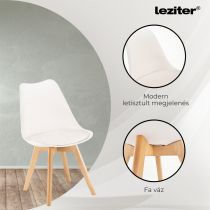 Zara 4+1 étkező garnitúra fehér-yorki tölgy