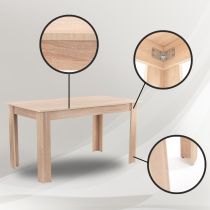 Zara 4+1 étkező garnitúra bézs-sonoma tölgy