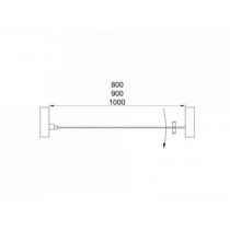 Solo New 80x195 cm állítható zuhanyajtó