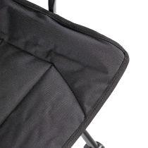 Leziter XL karfás horgász szék pohártartóval fekete