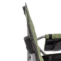 Leziter Comfort Plus karfás horgász szék pohártartóval zöld