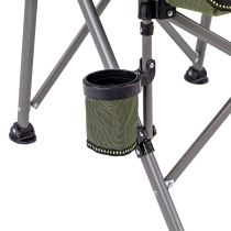 Leziter Comfort Plus karfás horgász szék pohártartóval zöld