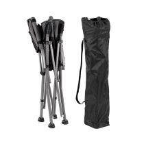 Leziter Comfort karfás horgász szék pohártartóval szürke