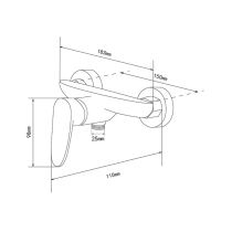 Colly zuhany csaptelep