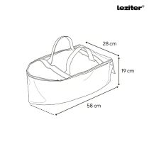 Etetőhajó táska C,X,Z,V modellekhez 58x28x19 cm zöld
