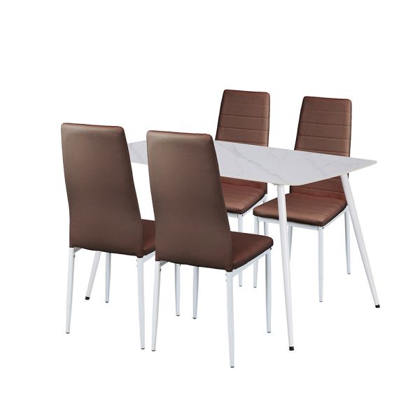 Jenna 4+1 étkező garnitúra barna