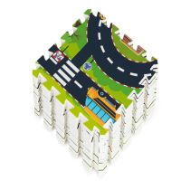 Habszivacs puzzle szőnyeg városi utcák