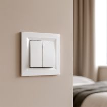 Nova csillárkapcsoló keret nélkül 105 fehér