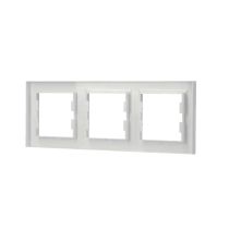Nova hármas keret vízszintes fehér