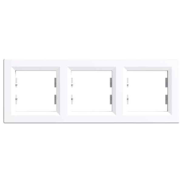 Nova hármas keret vízszintes fehér