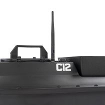 Etetőhajó C12 GPS hátrakidobós fekete