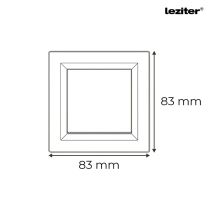 Nova váltókapcsoló 106 fehér kerettel