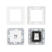 Nova UTP aljzat RJA-45 fehér kerettel