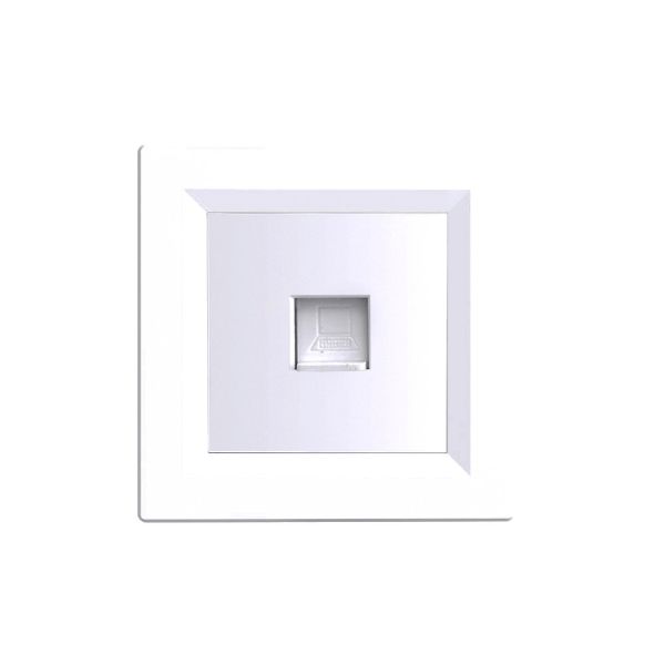 Nova UTP aljzat RJA-45 fehér kerettel