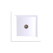 Nova TV csatlakozóaljzat fehér kerettel