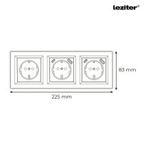 Nova III dugalj kettő USB csatlakozóval fehér kerettel