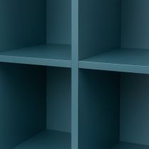 Boxie nyitott fali szekrény 80x80x37 cm petrol kék