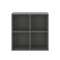 Boxie nyitott fali szekrény 80x80x37 cm antracit