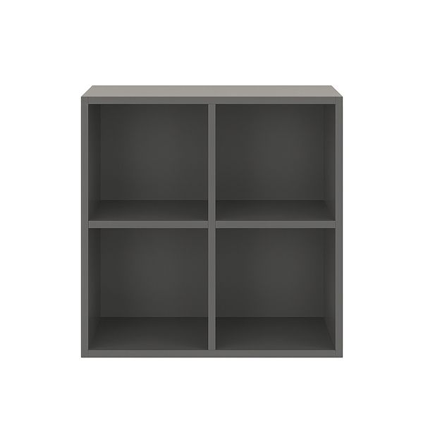 Boxie nyitott fali szekrény 80x80x37 cm antracit