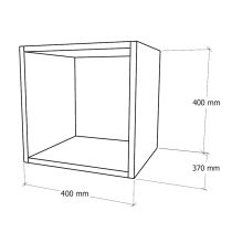 Boxie nyitott fali szekrény 40x40x37 cm petrol kék