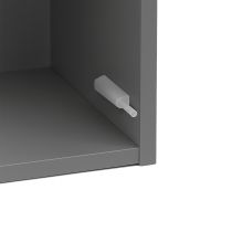 Boxie 1 ajtós fali szekrény 80x40x37 cm antracit