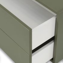 Boxie 2 fiókos fali szekrény 40x80x37 cm zöld