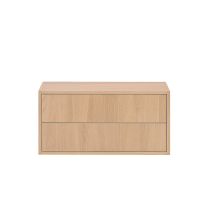 Boxie 2 fiókos fali szekrény 40x80x37 cm sonoma tölgy