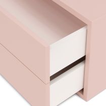 Boxie 2 fiókos fali szekrény 40x80x37 cm pink