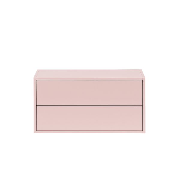 Boxie 2 fiókos fali szekrény 40x80x37 cm pink