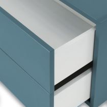 Boxie 2 fiókos fali szekrény 40x80x37 cm petrol kék