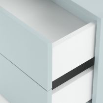 Boxie 2 fiókos fali szekrény 40x80x37 cm kék