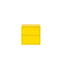 Boxie 2 fiókos fali szekrény 40x40x37 cm sárga