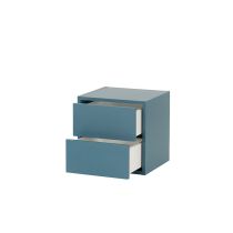 Boxie 2 fiókos fali szekrény 40x40x37 cm petrol kék